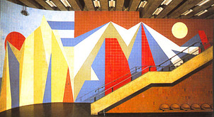 MURAL GEOMETRÍA ANDINA