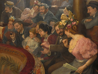MATINÉE EN UN CAFÉ CONCIERTO EN PARÍS (detalle), 1897 MATINÉE EN UN CAFÉ CONCIERTO EN PARÍS (detalle), 1897