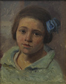 RETRATO DE NIÑA, EVA VÁSQUEZ