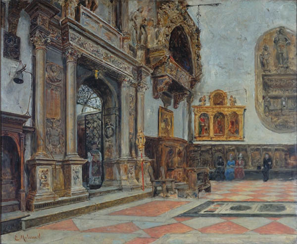 INTERIOR DE IGLESIA VENECIANA INTERIOR DE IGLESIA VENECIANA