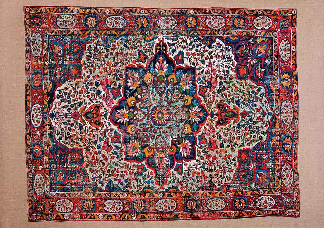 ALFOMBRA PERSA, S.XIX (de la exposición Paradisus) ALFOMBRA PERSA, S.XIX (de la exposición Paradisus)