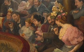 MATINÉE EN UN CAFÉ CONCIERTO EN PARÍS (detalle), 1897
