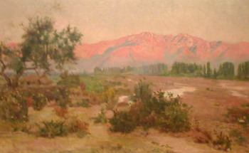 PAISAJE CON CORDILLERA, 1901