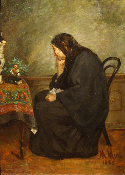 LA VIUDA (detalle), 1885 LA VIUDA (detalle), 1885
