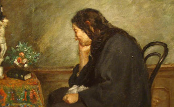 LA VIUDA (detalle), 1885